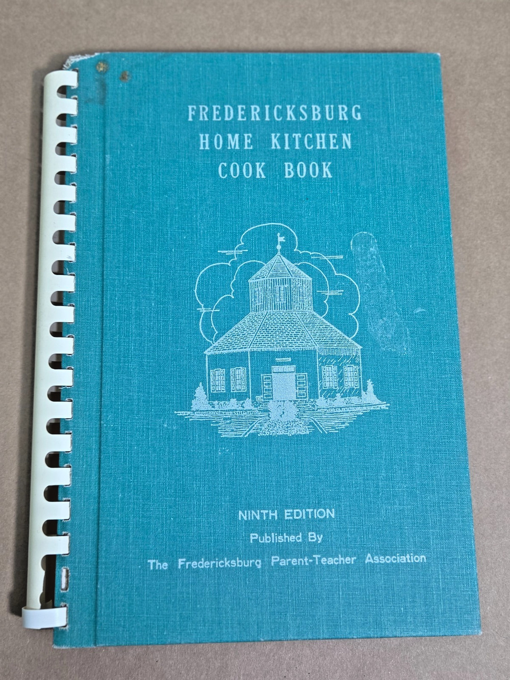 Vintage 1967 Fredericksburg Home Kitchen Cook Book - 9th Ed - TX German Heritage